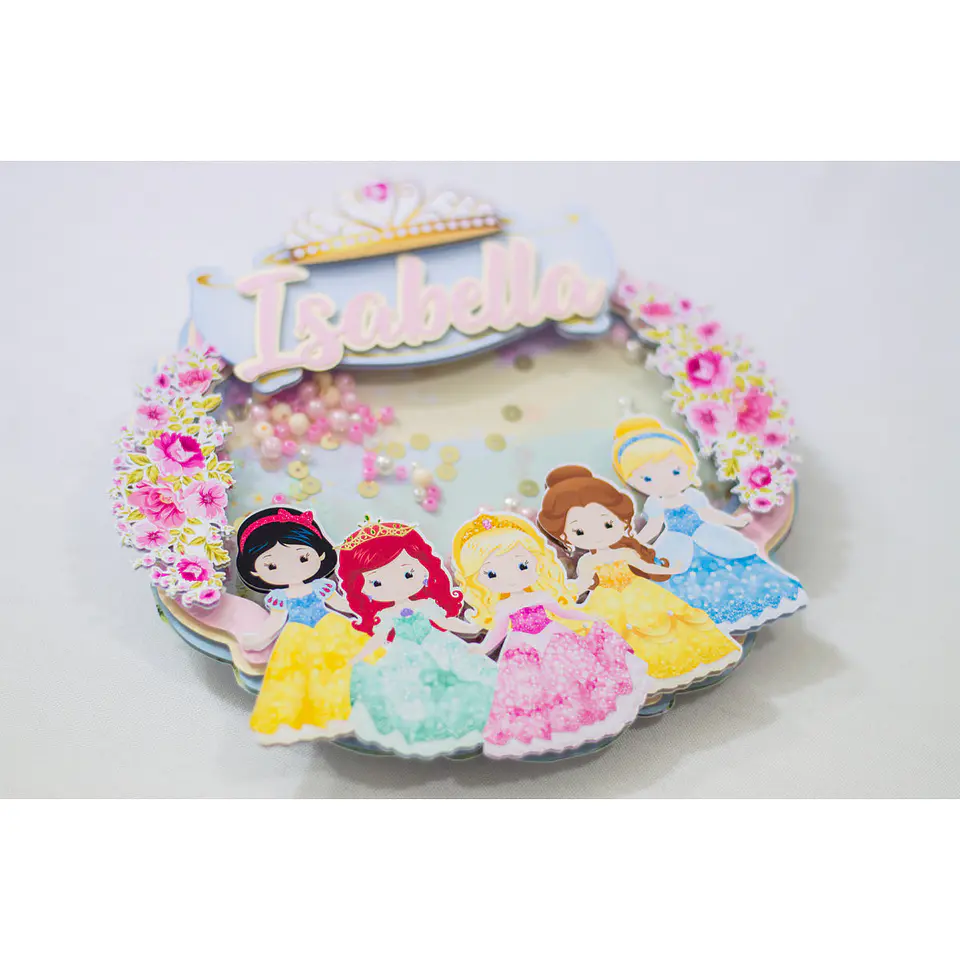 Arquivo de Corte Topo de Bolo Princesas Disney 28 1