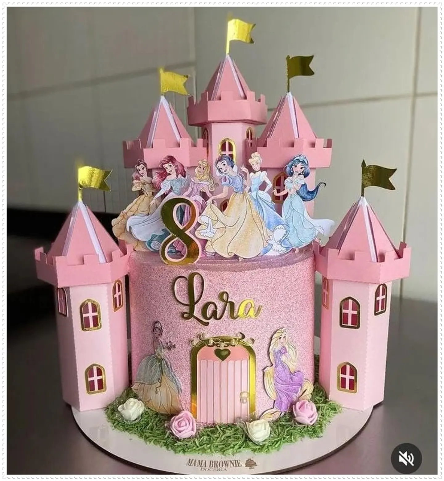 Arquivo de Corte Topo de Bolo Princesas Disney 13 1