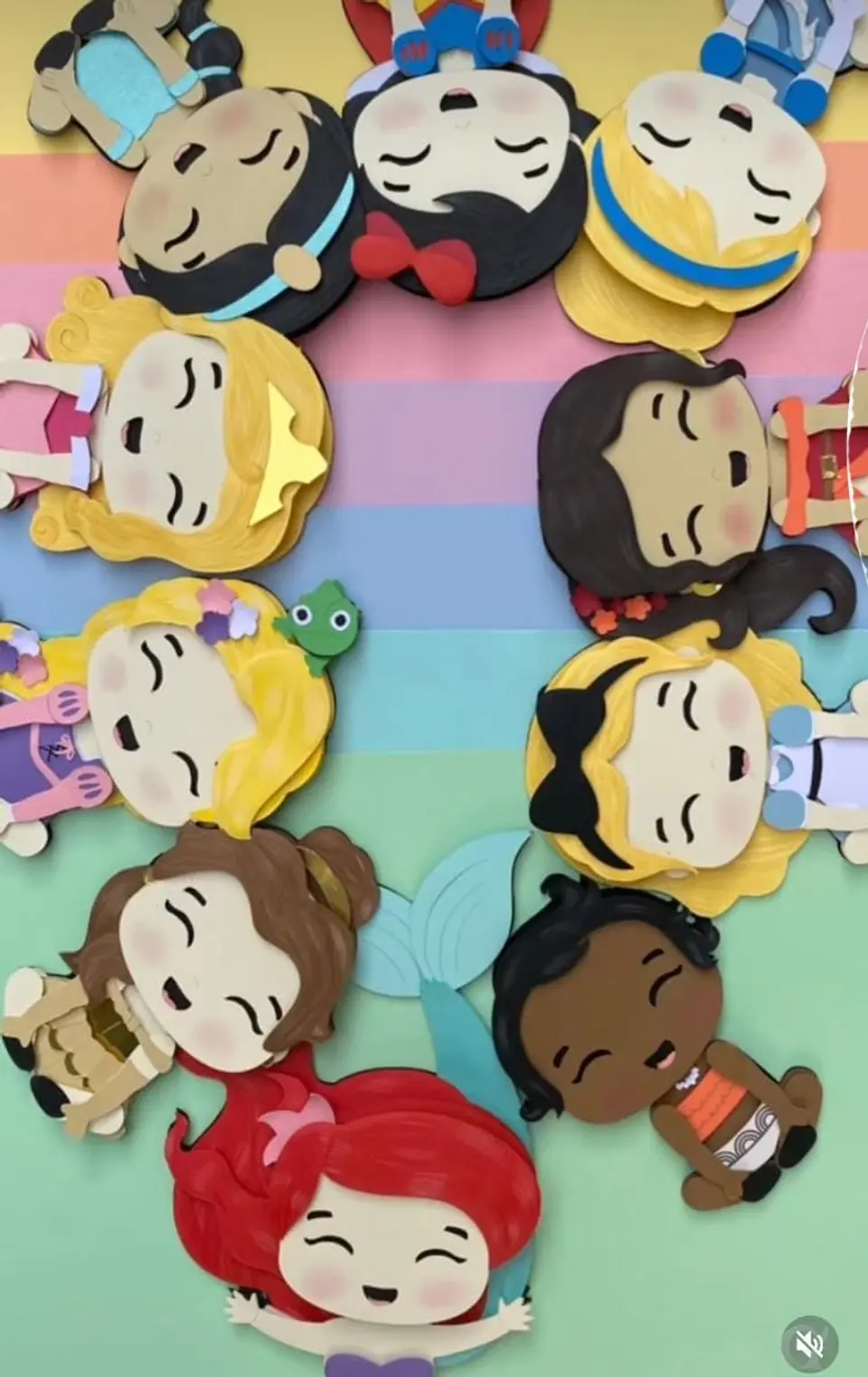 Arquivo de Corte Topo de Bolo Princesas Disney 6 1