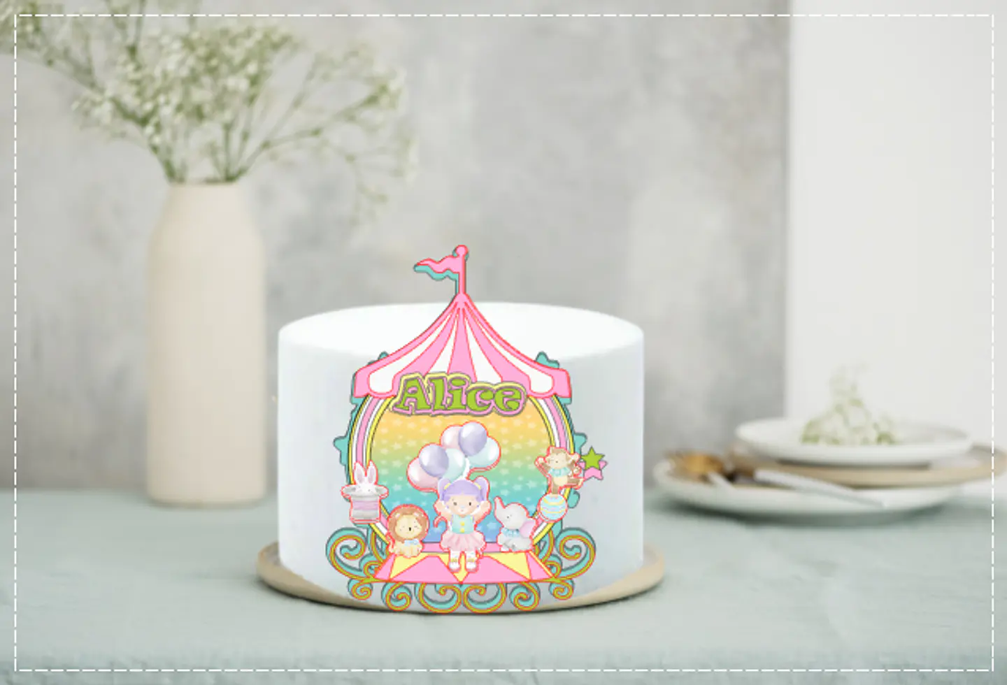 Arquivo de Corte Topo de Bolo Princesas Disney 5 1
