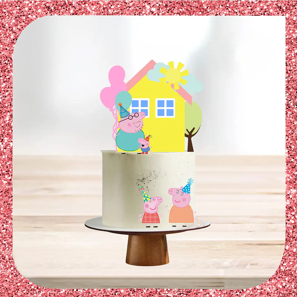 Arquivo de Corte Topo de Bolo Peppa Pig 25 1