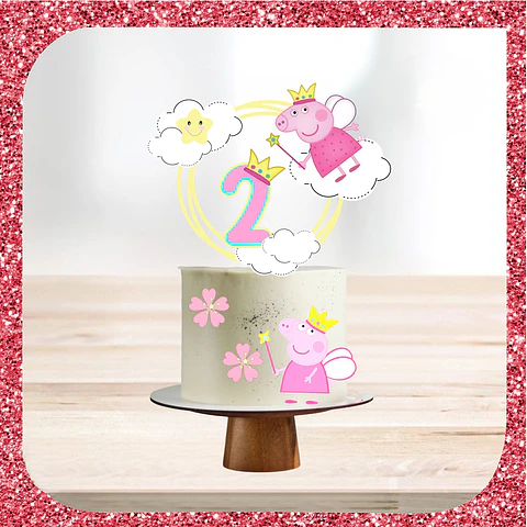 Arquivo de Corte Topo de Bolo Peppa Pig 24