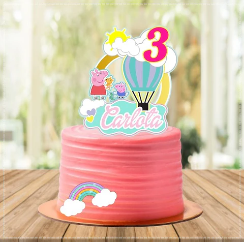 Arquivo de Corte Topo de Bolo Peppa Pig 22
