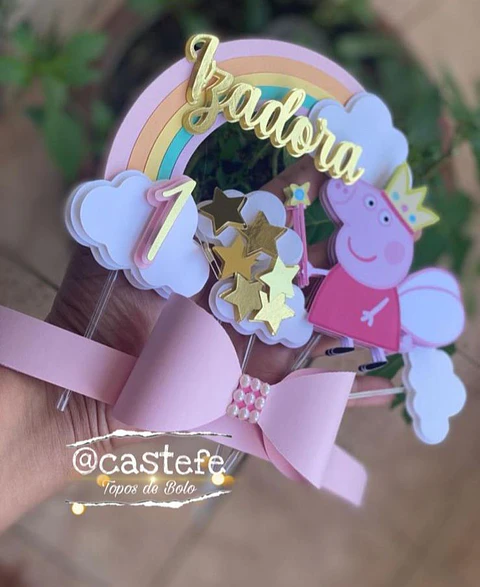 Arquivo de Corte Topo de Bolo Peppa Pig 19