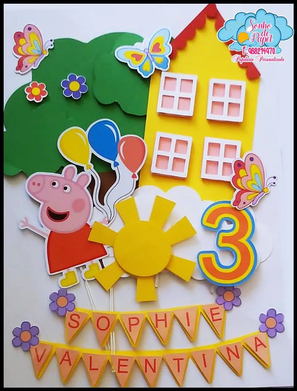 Arquivo de Corte Topo de Bolo Peppa Pig 17 1