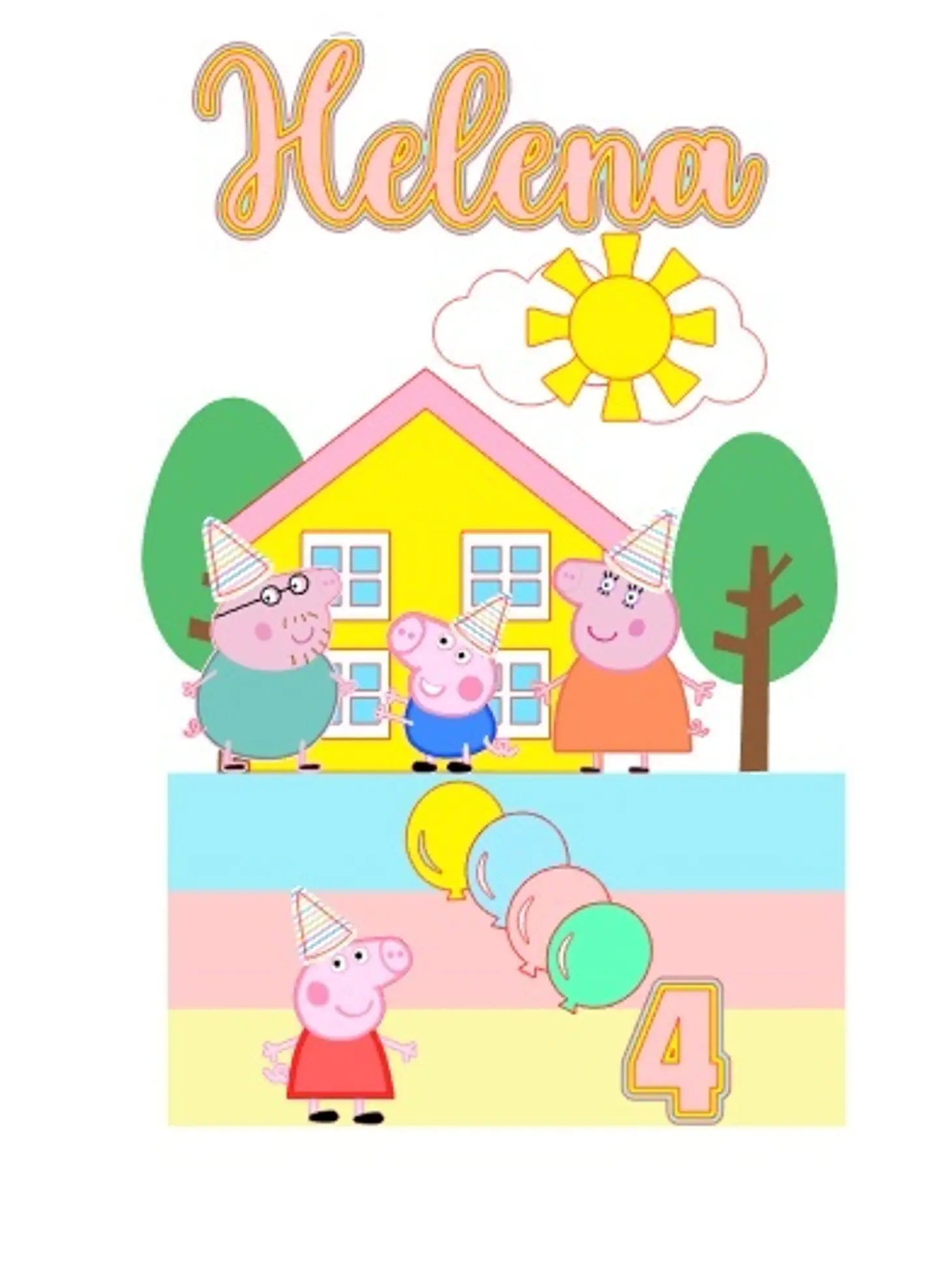 Arquivo de Corte Topo de Bolo Peppa Pig 11 1