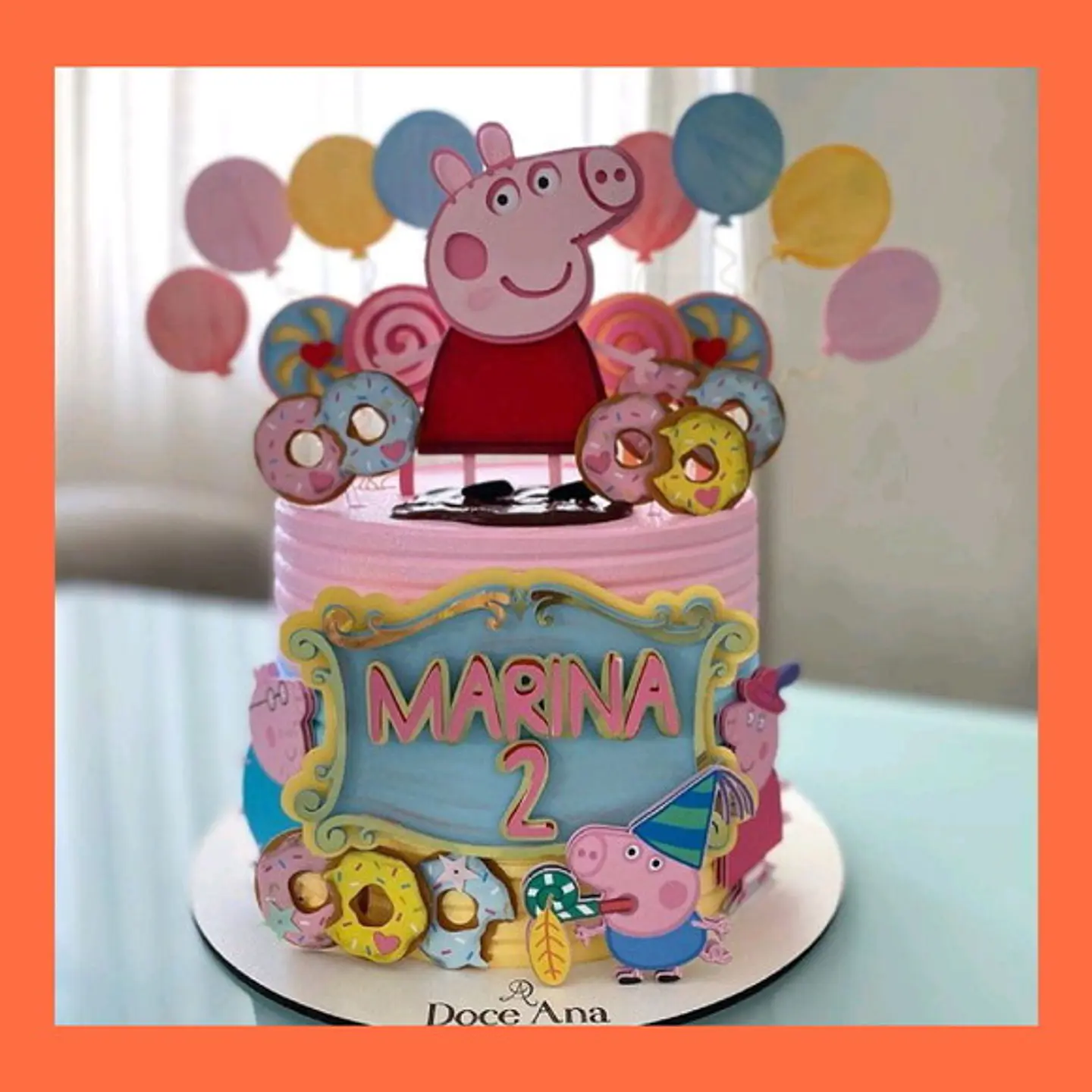 Arquivo de Corte Topo de Bolo Peppa Pig 7 1
