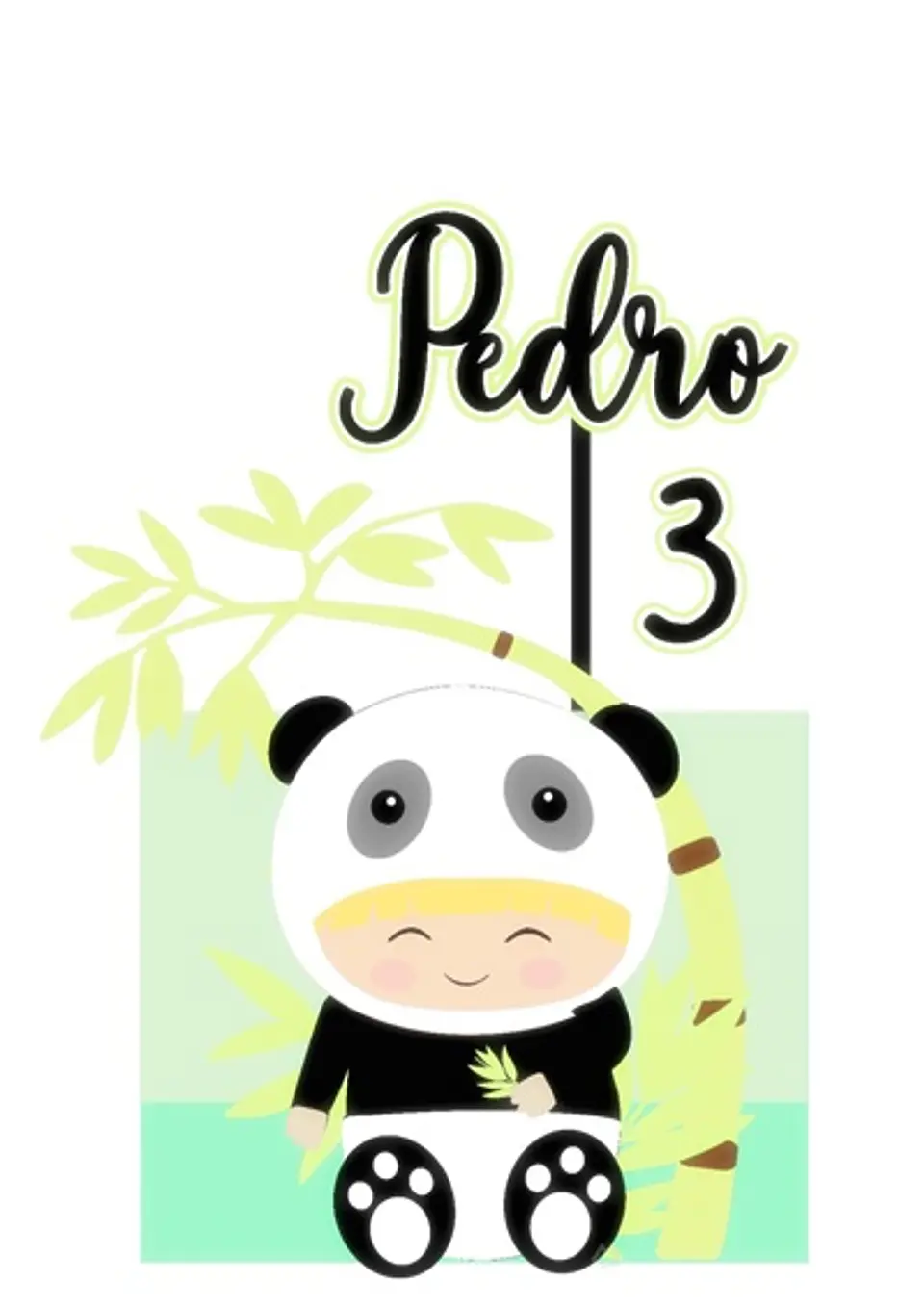 Arquivo de Corte Topo de Bolo Panda 13 1