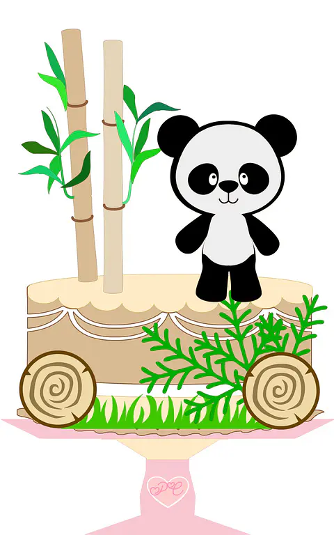 Arquivo de Corte Topo de Bolo Panda 9