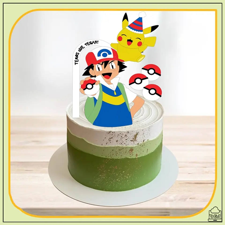 Arquivo de Corte Topo de Bolo Pokémon 30 1