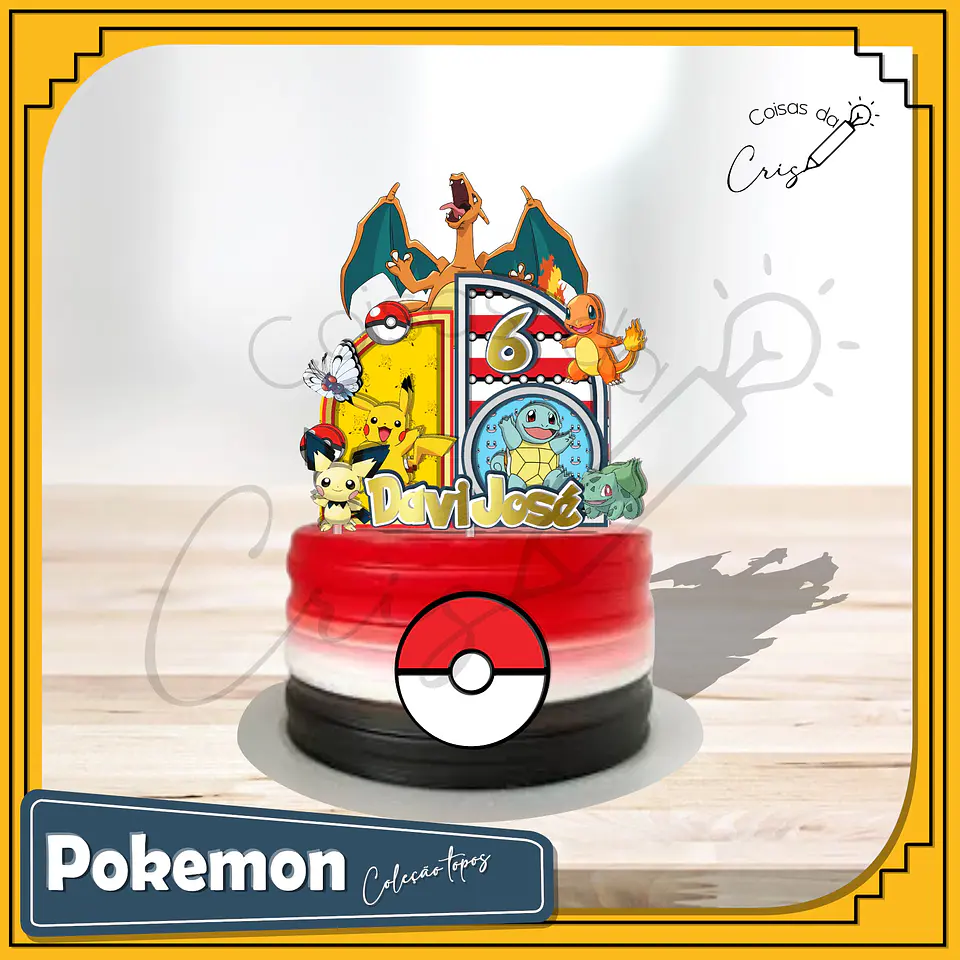 Arquivo de Corte Topo de Bolo Pokémon 28 1