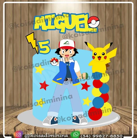 Arquivo de Corte Topo de Bolo Pokémon 18