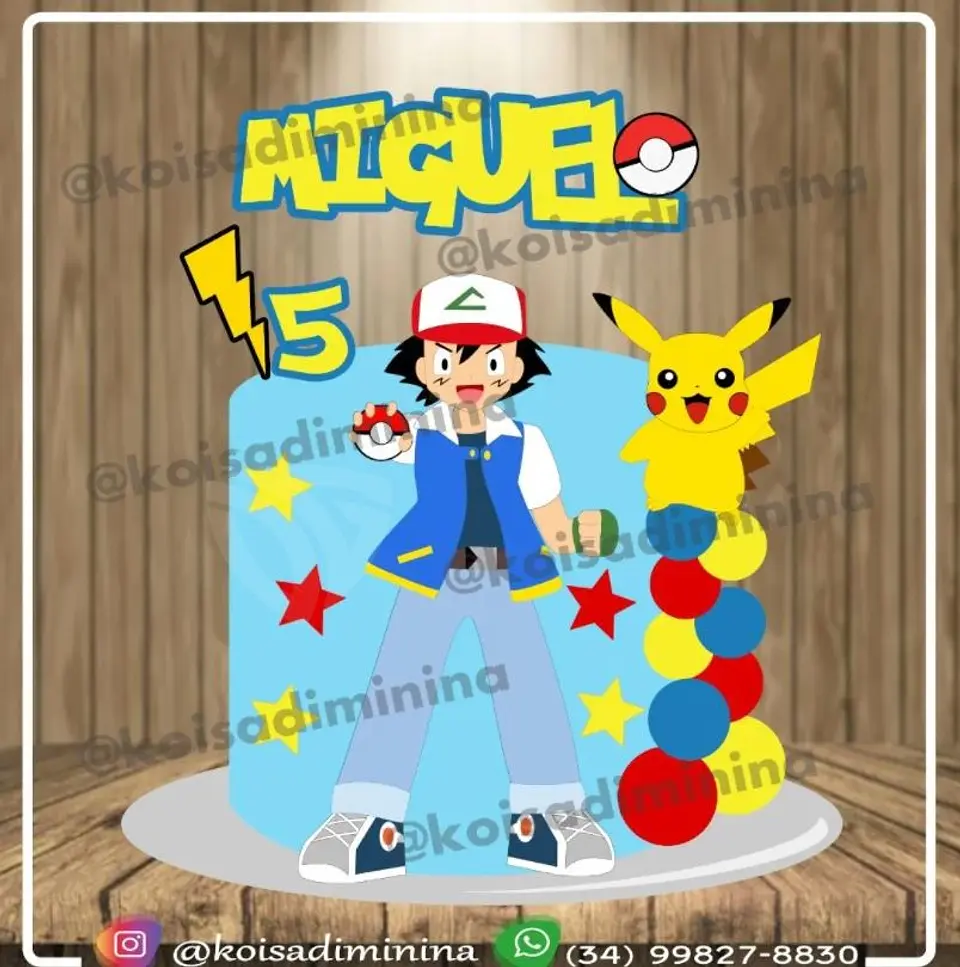 Arquivo de Corte Topo de Bolo Pokémon 18 1