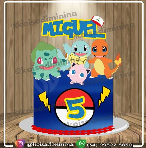 Arquivo de Corte Topo de Bolo Pokémon 17