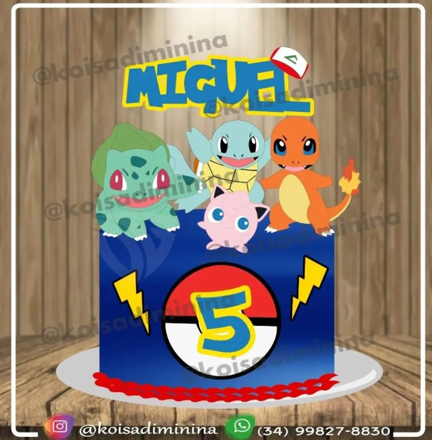 Arquivo de Corte Topo de Bolo Pokémon 17 1