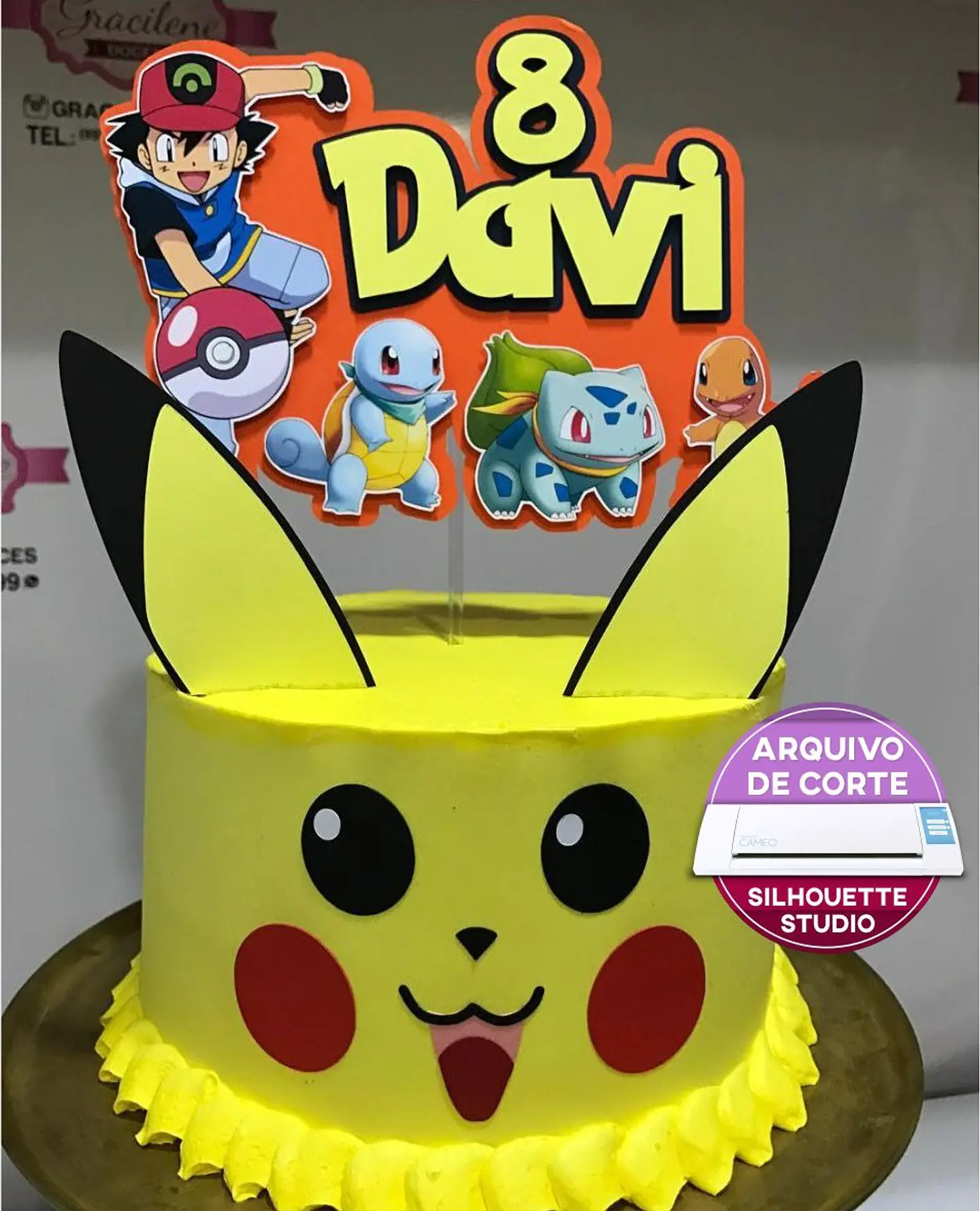 Arquivo de Corte Topo de Bolo Pokémon 16 1