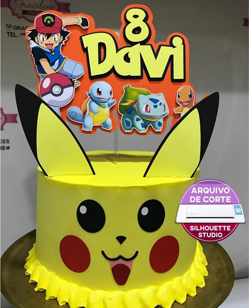 Arquivo de Corte Topo de Bolo Pokémon 16 1