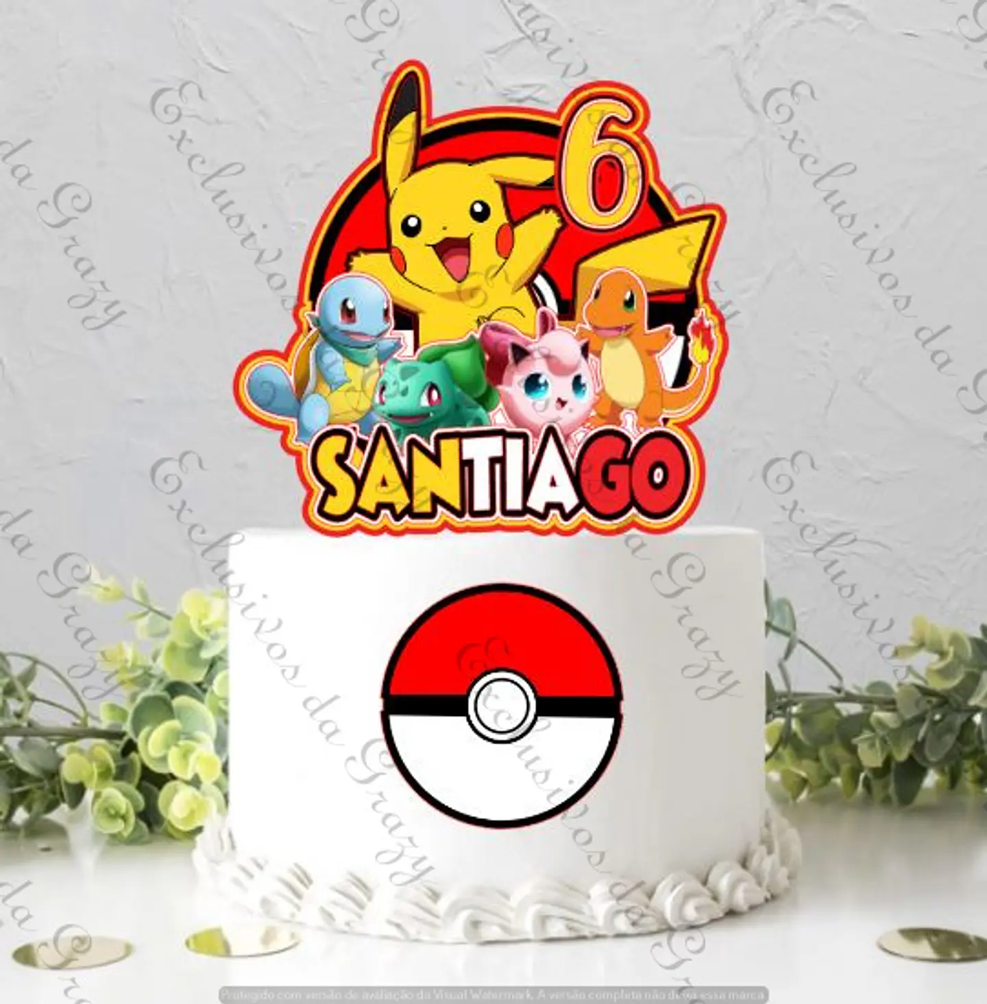 Arquivo de Corte Topo de Bolo Pokémon 15 1