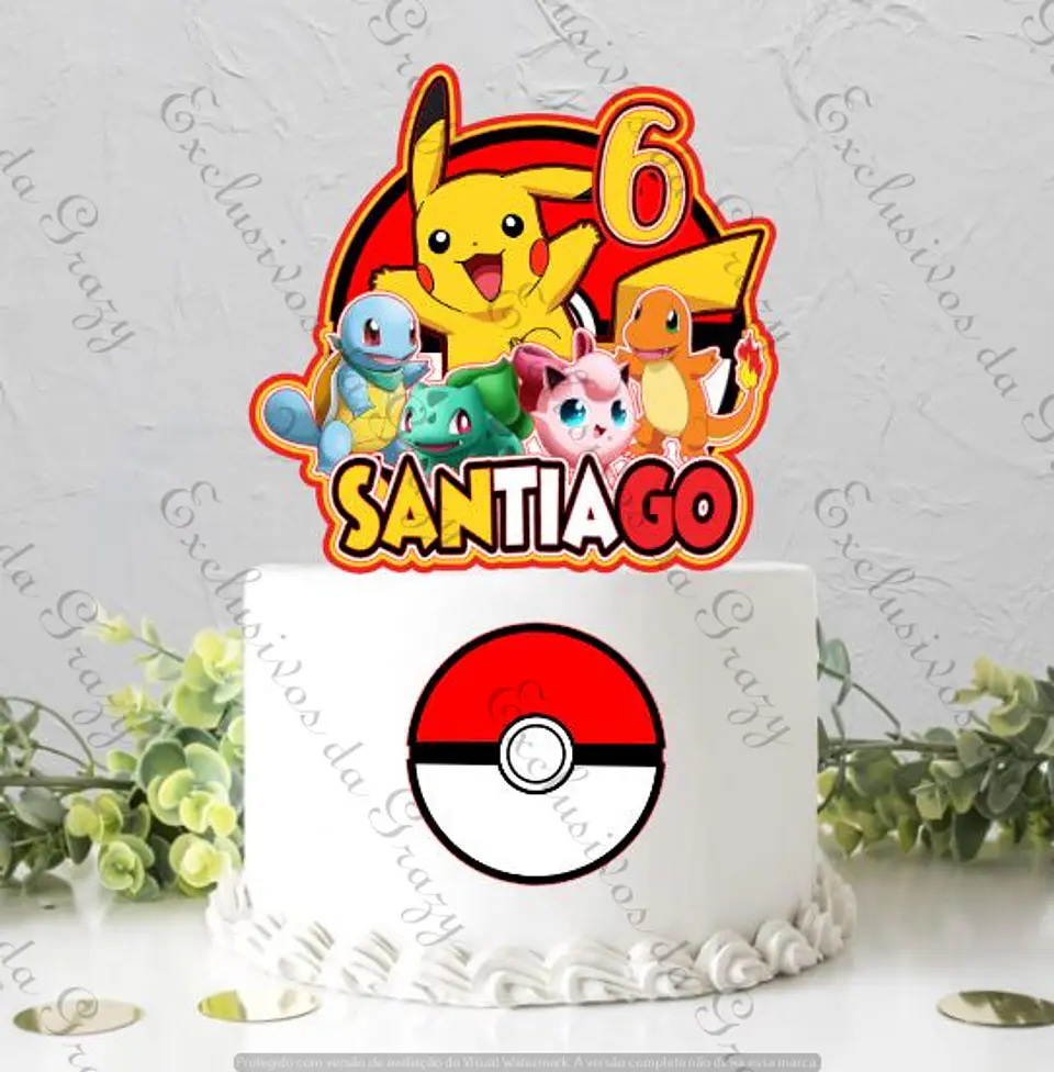 Arquivo de Corte Topo de Bolo Pokémon 15 1