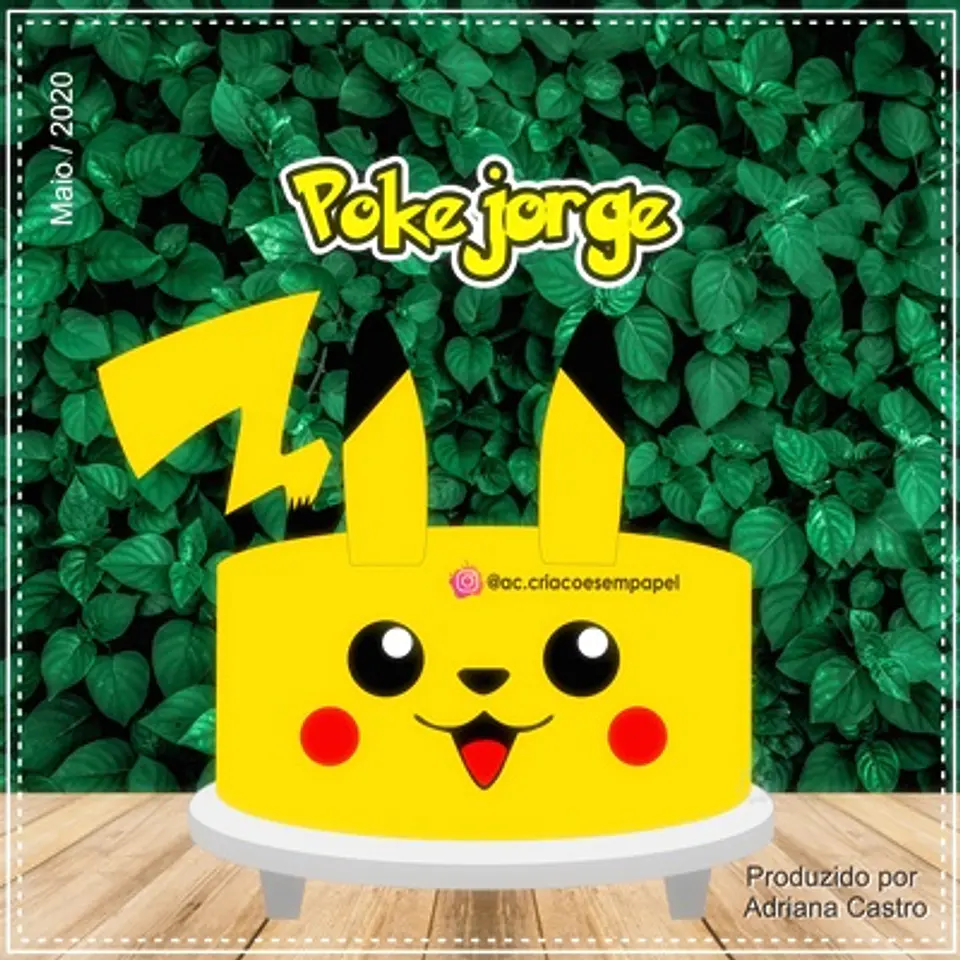 Arquivo de Corte Topo de Bolo Pokémon 7 1