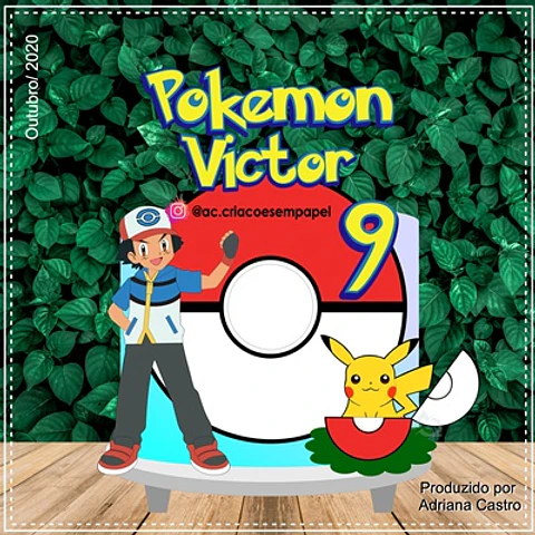 Arquivo de Corte Topo de Bolo Pokémon 6