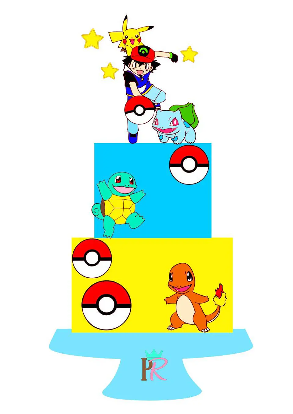 Arquivo de Corte Topo de Bolo Pokémon 5 1