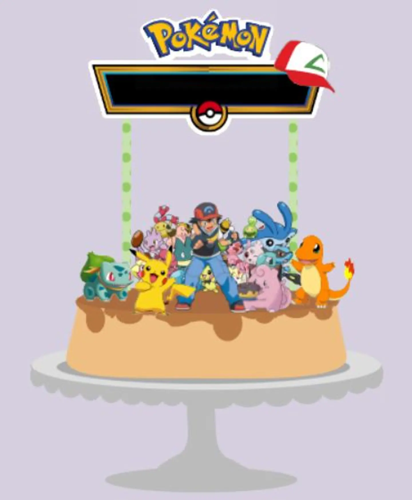 Arquivo de Corte Topo de Bolo Pokémon 2 1