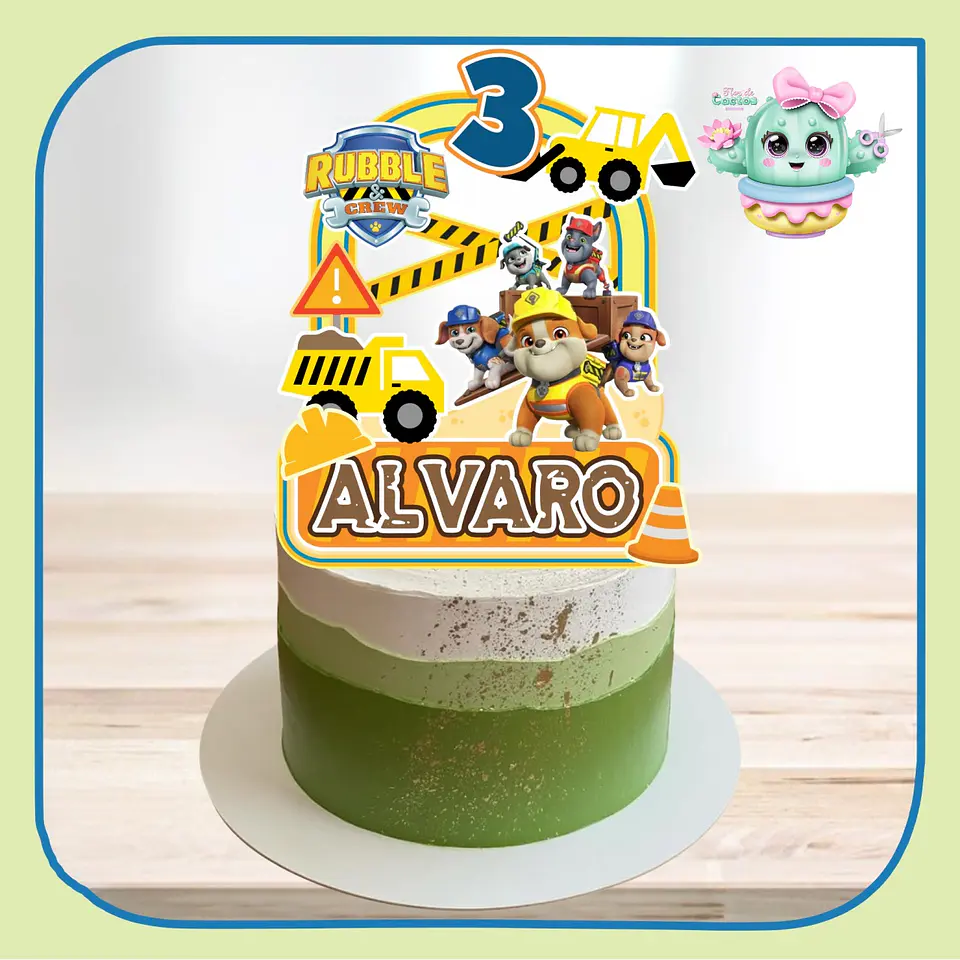 Arquivo de Corte Topo de Bolo Patrulha Canina 48 1