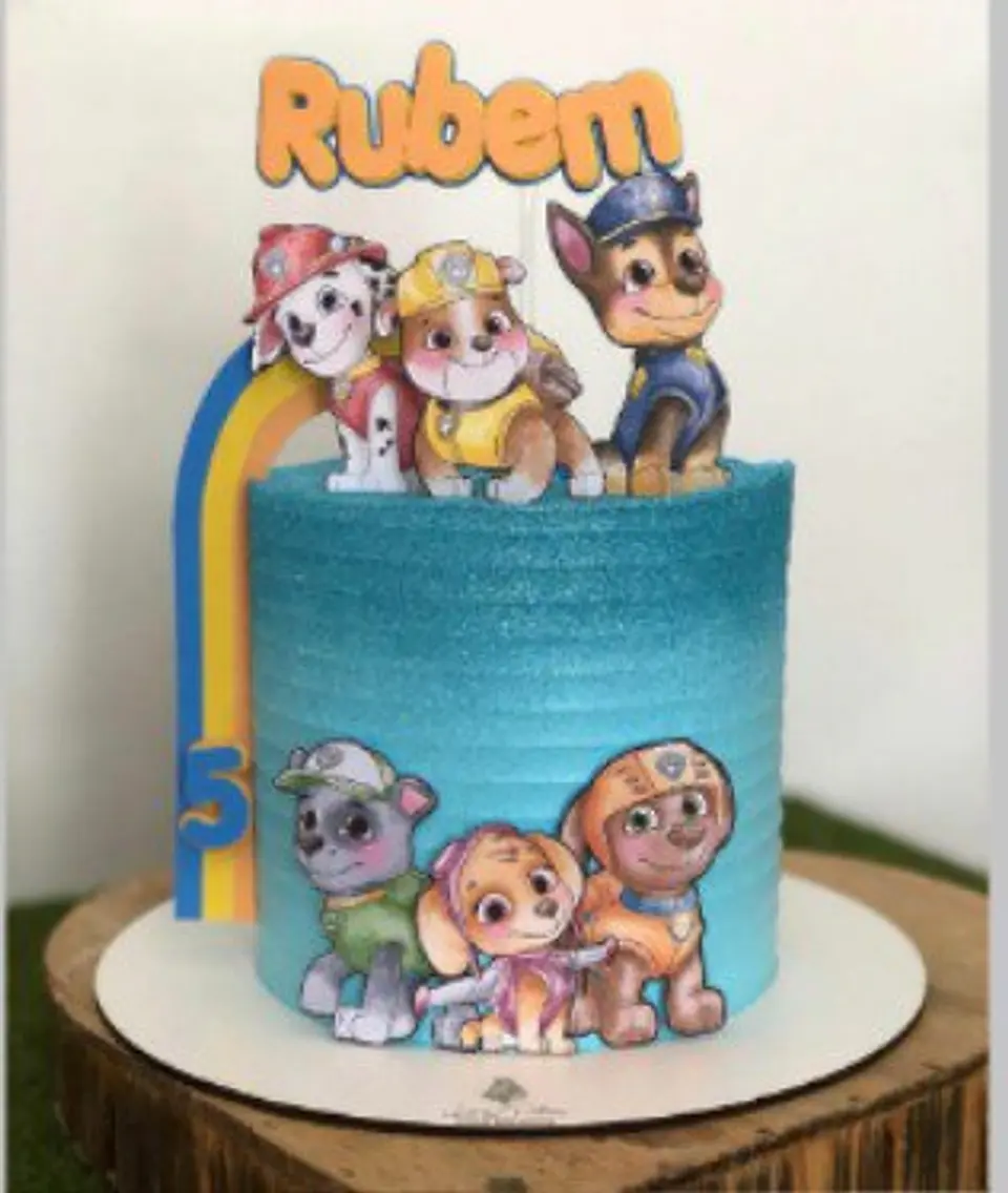 Arquivo de Corte Topo de Bolo Patrulha Canina 32 1