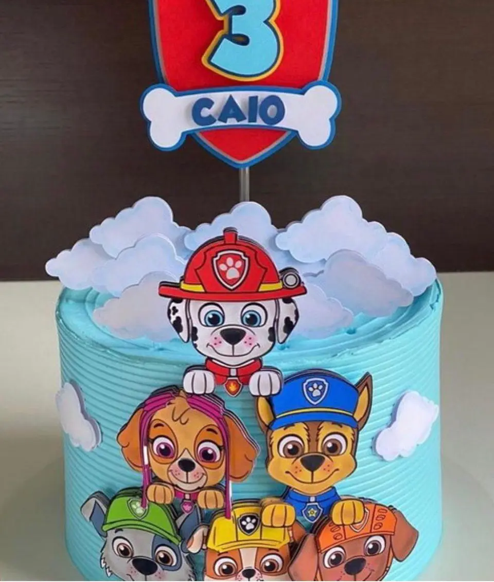 Arquivo de Corte Topo de Bolo Patrulha Canina 31 1