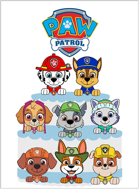 Arquivo de Corte Topo de Bolo Patrulha Canina 18