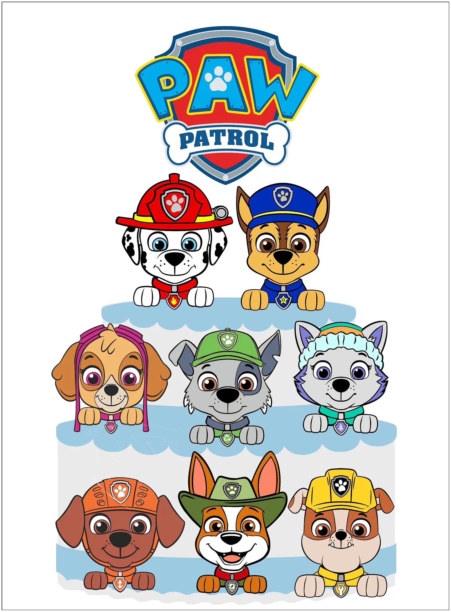Arquivo de Corte Topo de Bolo Patrulha Canina 18 1