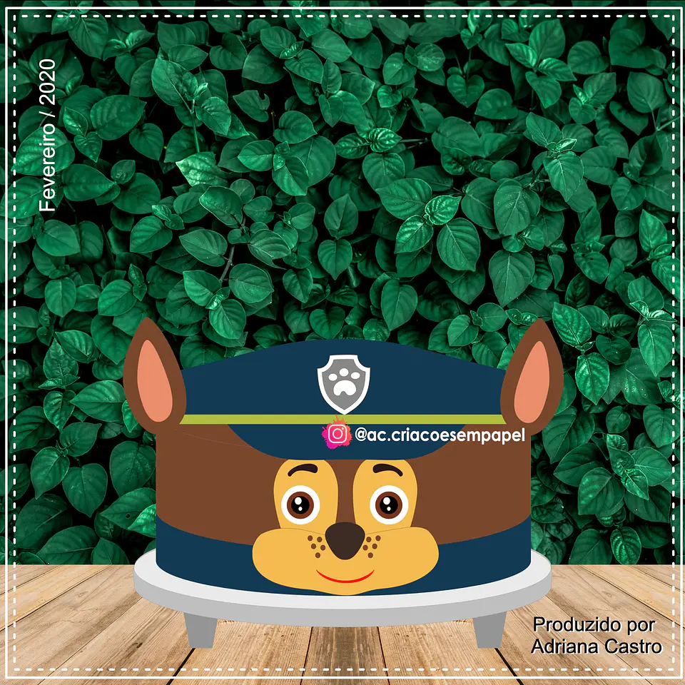 Arquivo de Corte Topo de Bolo Patrulha Canina 8 1