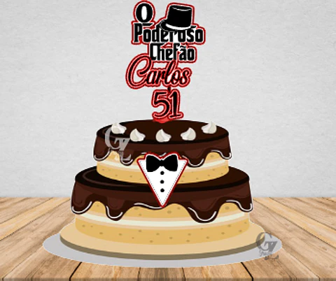 Arquivo de Corte Topo de Bolo Poderoso Chefão 1