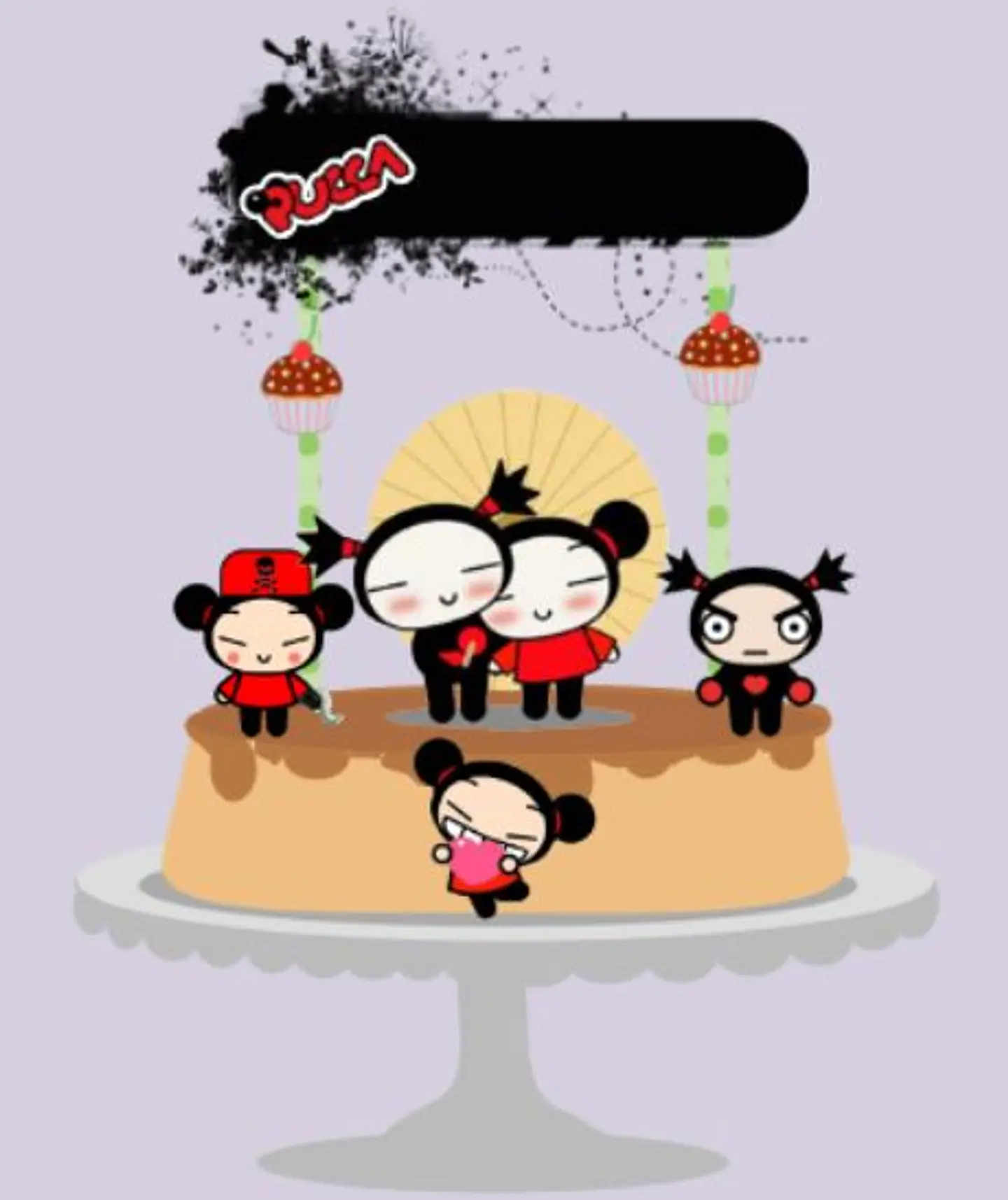 Arquivo de Corte Topo de Bolo Pucca 2 1