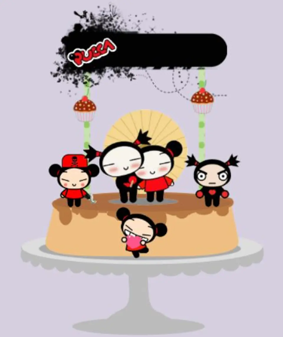 Arquivo de Corte Topo de Bolo Pucca 2 1