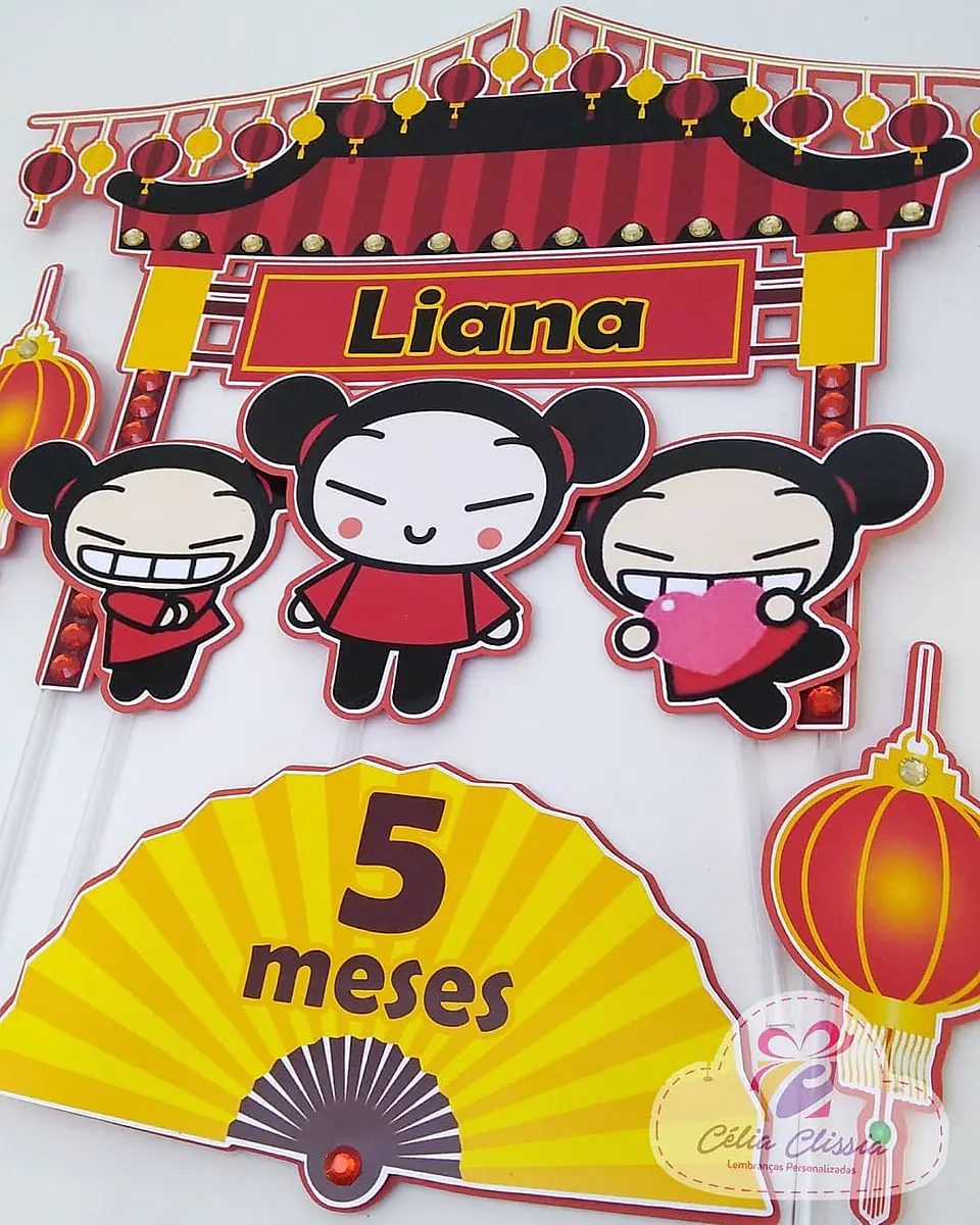 Arquivo de Corte Topo de Bolo Pucca 1 1