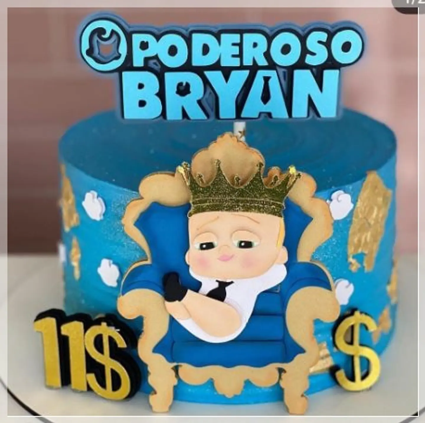 Arquivo de Corte Topo de Bolo Poderoso Chefinho 3 1