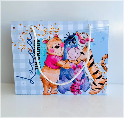 Arquivo de Corte Sacolinha Ursinho Pooh 98