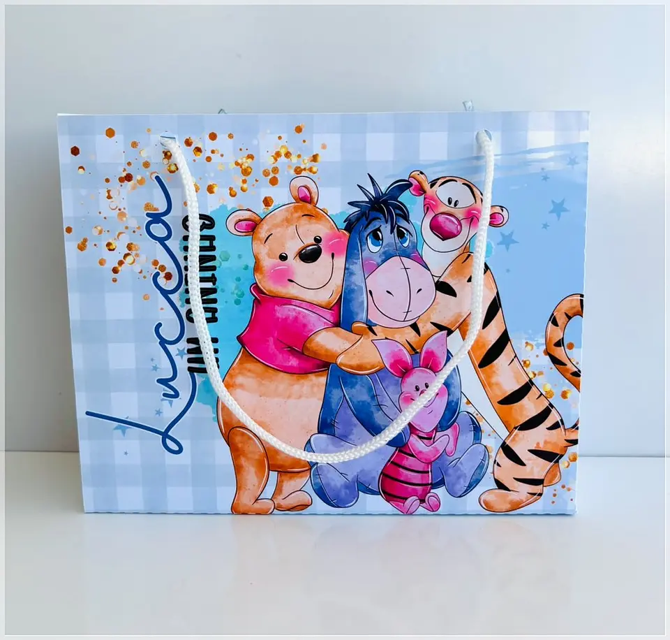 Arquivo de Corte Sacolinha Ursinho Pooh 98 1