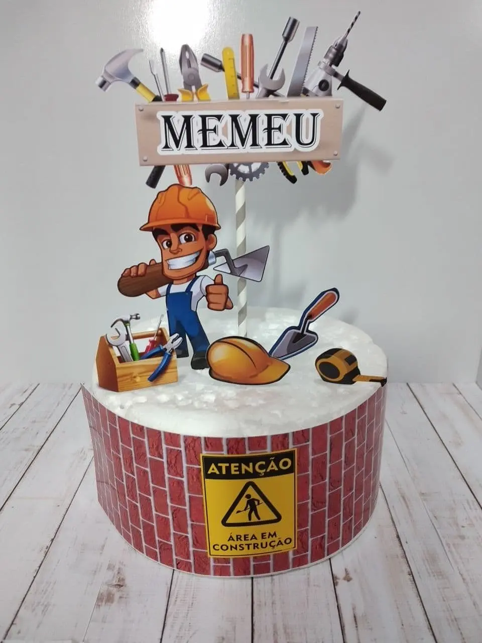 Arquivo de Corte Topo de Bolo Pedreiro 3 1