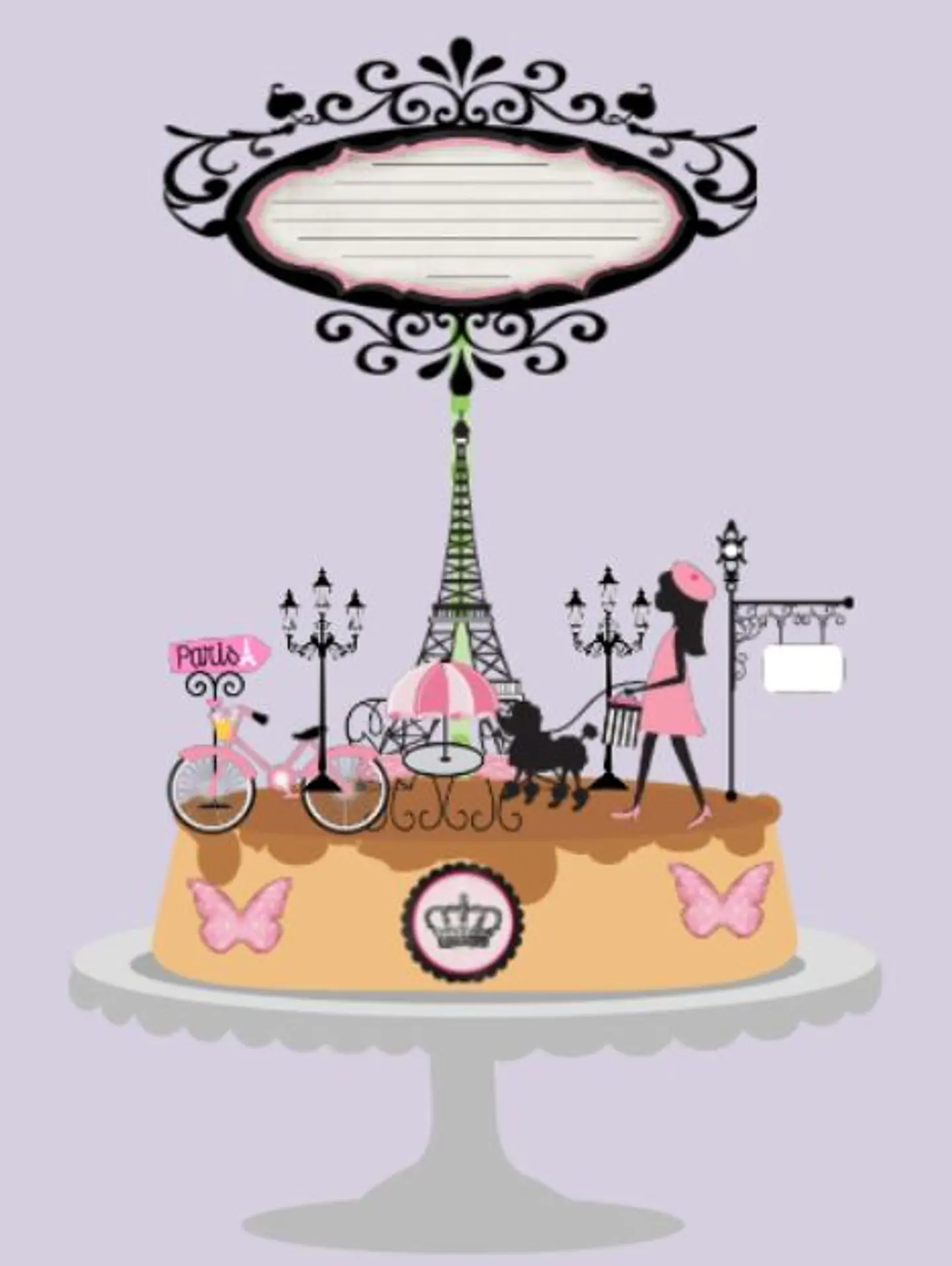 Arquivo de Corte Topo de Bolo Paris 2 1