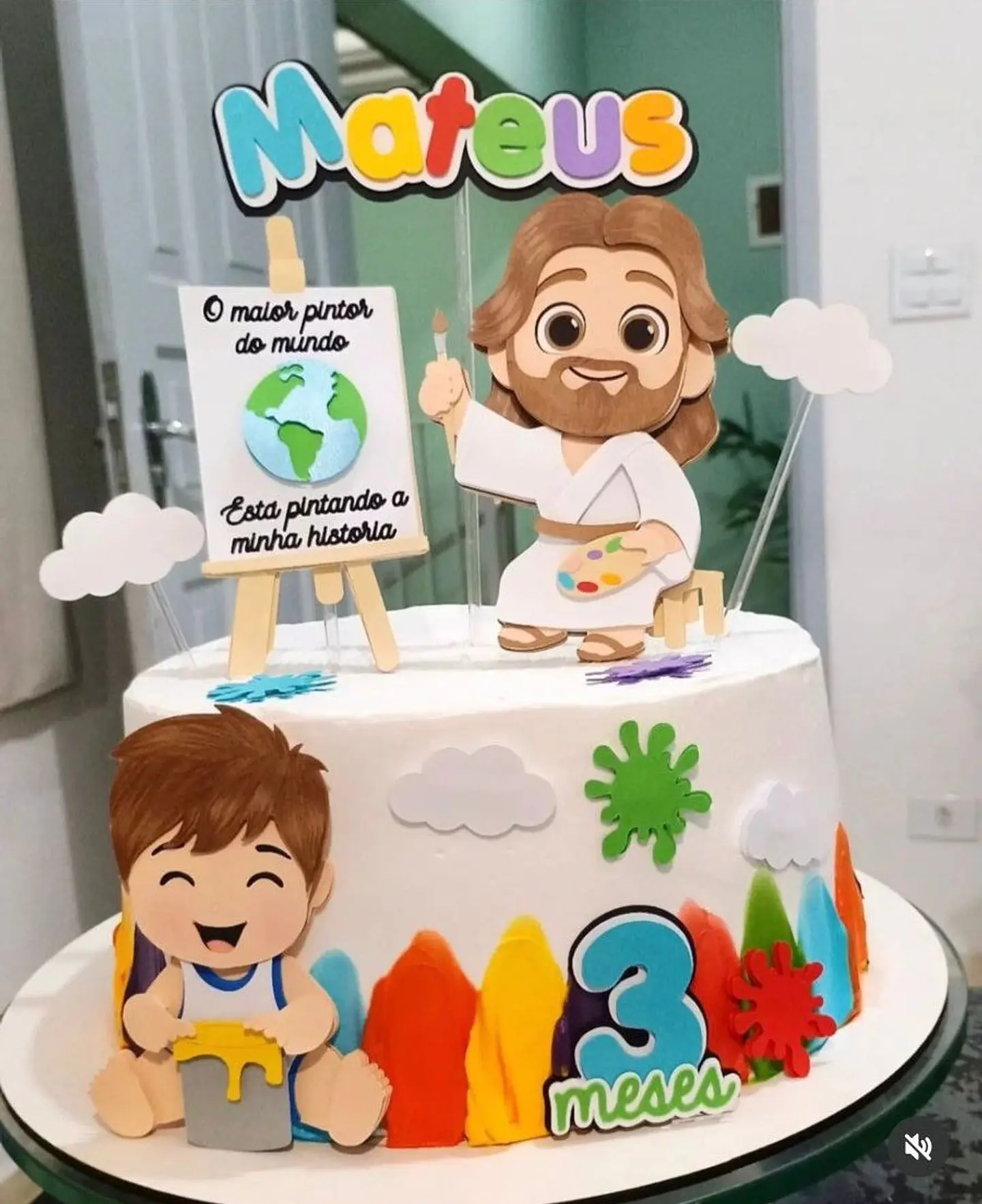 Arquivo de Corte Topo de Bolo O Maior Pintor do Mundo 5 1