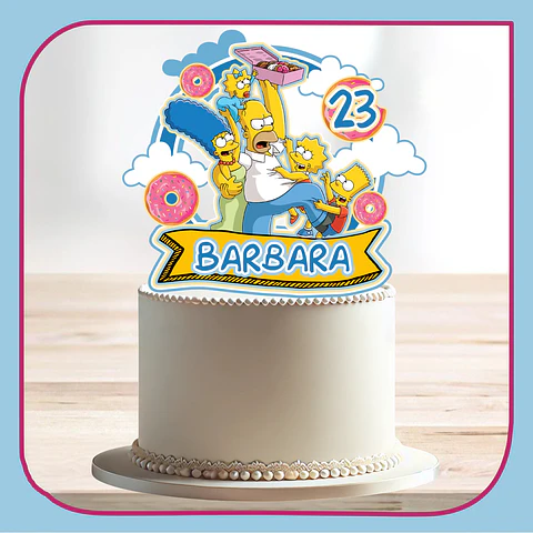 Arquivo de Corte Topo de Bolo Os Simpsons 15