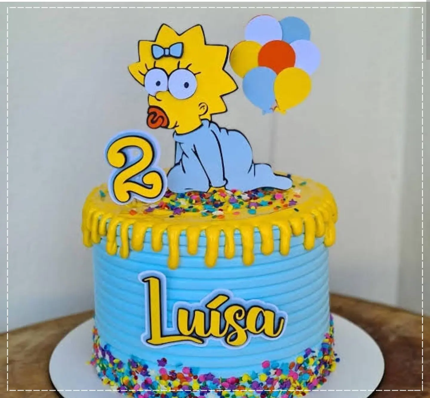 Arquivo de Corte Topo de Bolo Os Simpsons 13 1