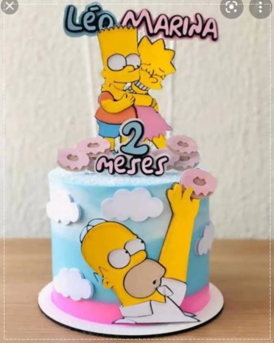 Arquivo de Corte Topo de Bolo Os Simpsons 12 1