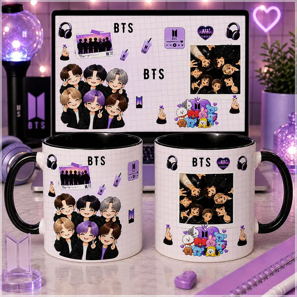 Sublimação - Caneca Bts 1