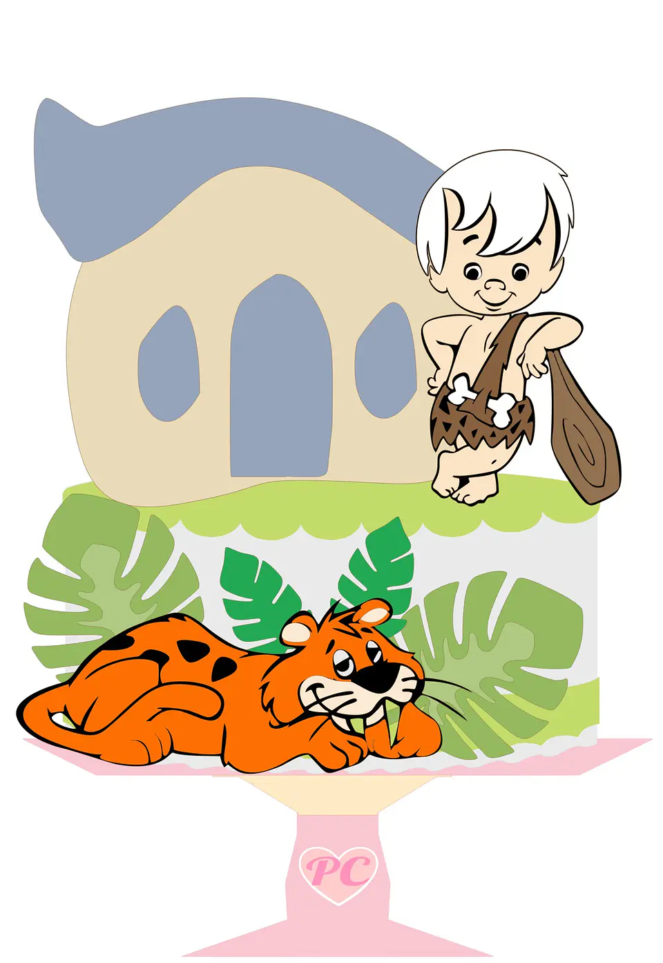 Arquivo de Corte Topo de Bolo Os Flintstones 12 1