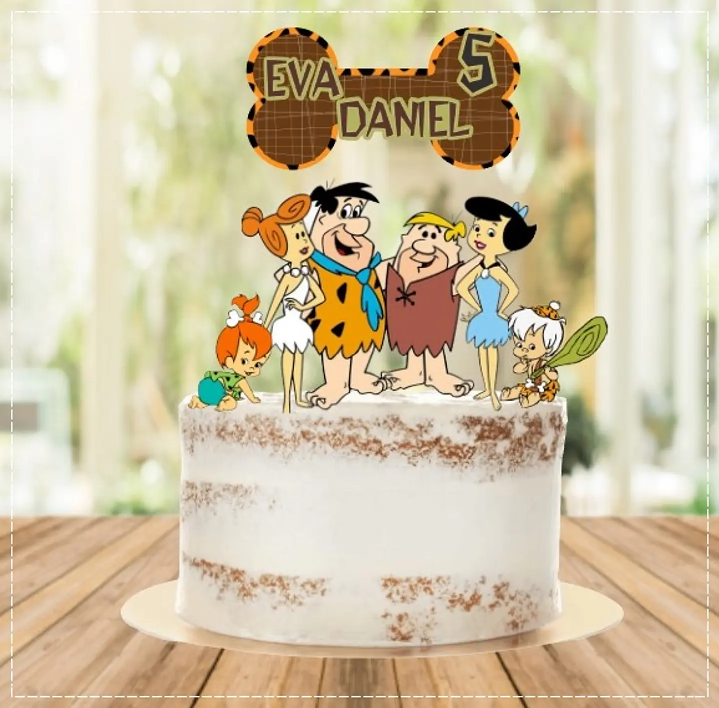 Arquivo de Corte Topo de Bolo Os Flintstones 11 1