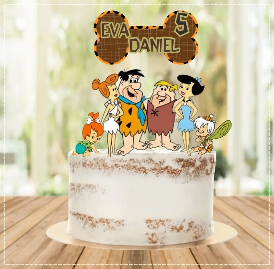 Arquivo de Corte Topo de Bolo Os Flintstones 11 1